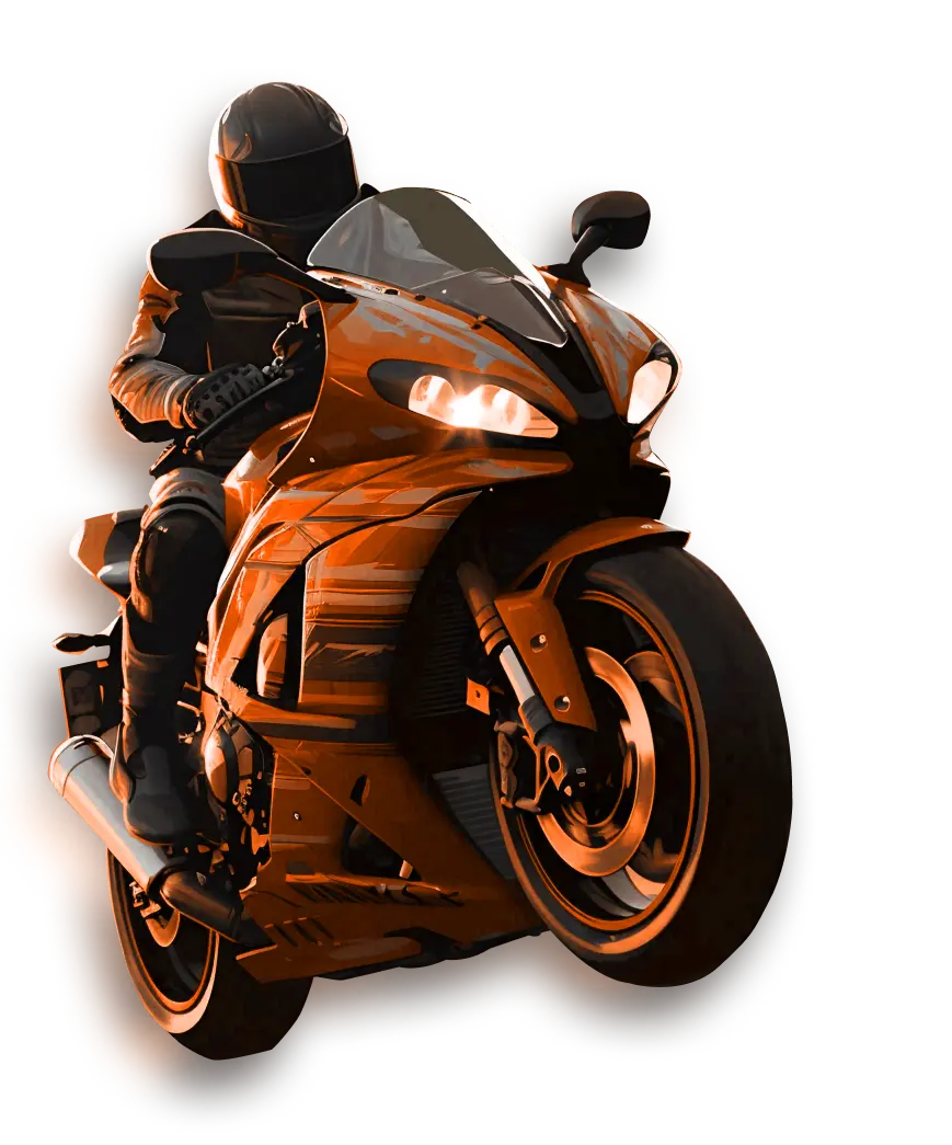 player on motobike
